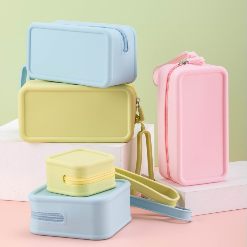 Stationery - Portable Silicone Coin Purse Waterproof Zipper