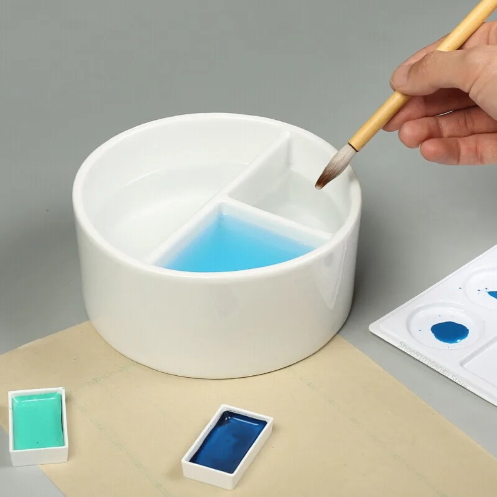 Writing Tools - Painting Tool Ceramic Washing Palette Ceramic
