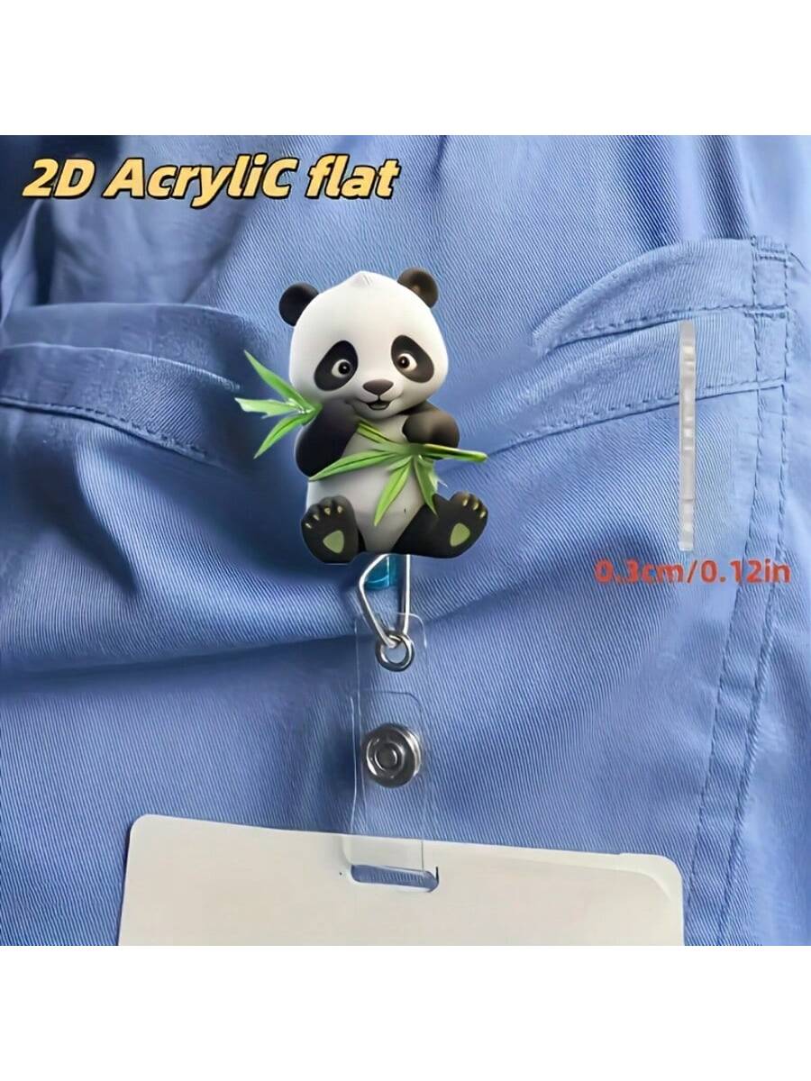 1PC Cute Cat Retractable Badge - School Supplies recension och pris