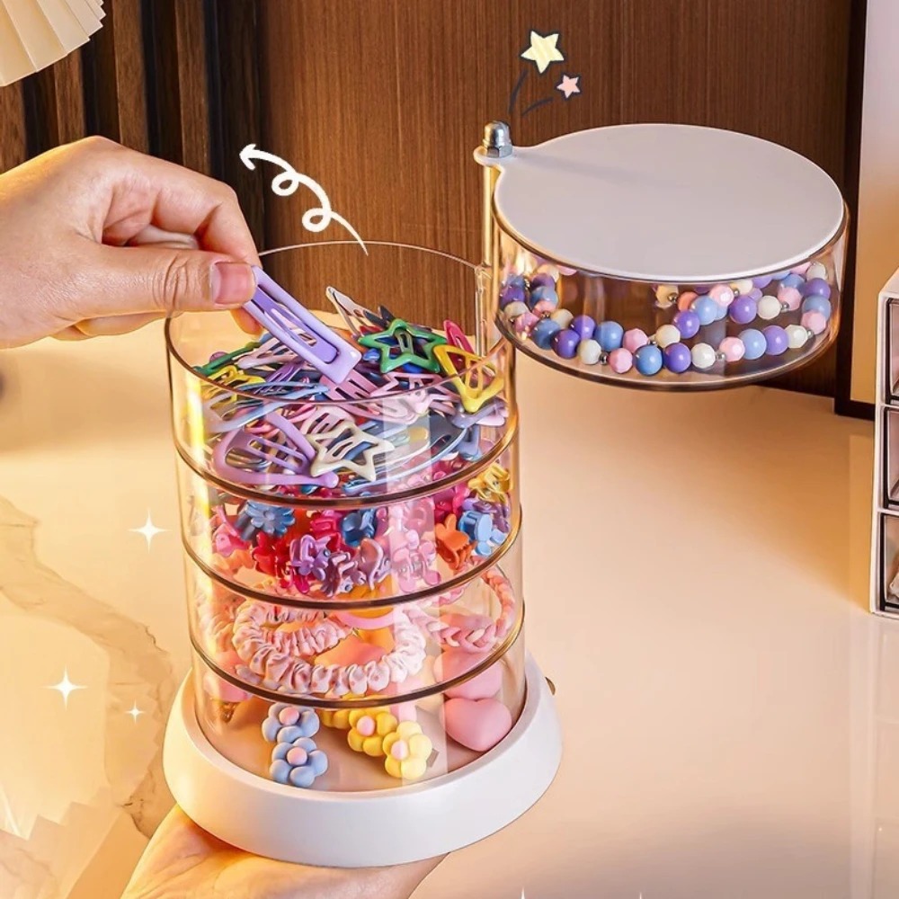 360 Rotating Clear Hair Access - Desk Accessories recension och pris