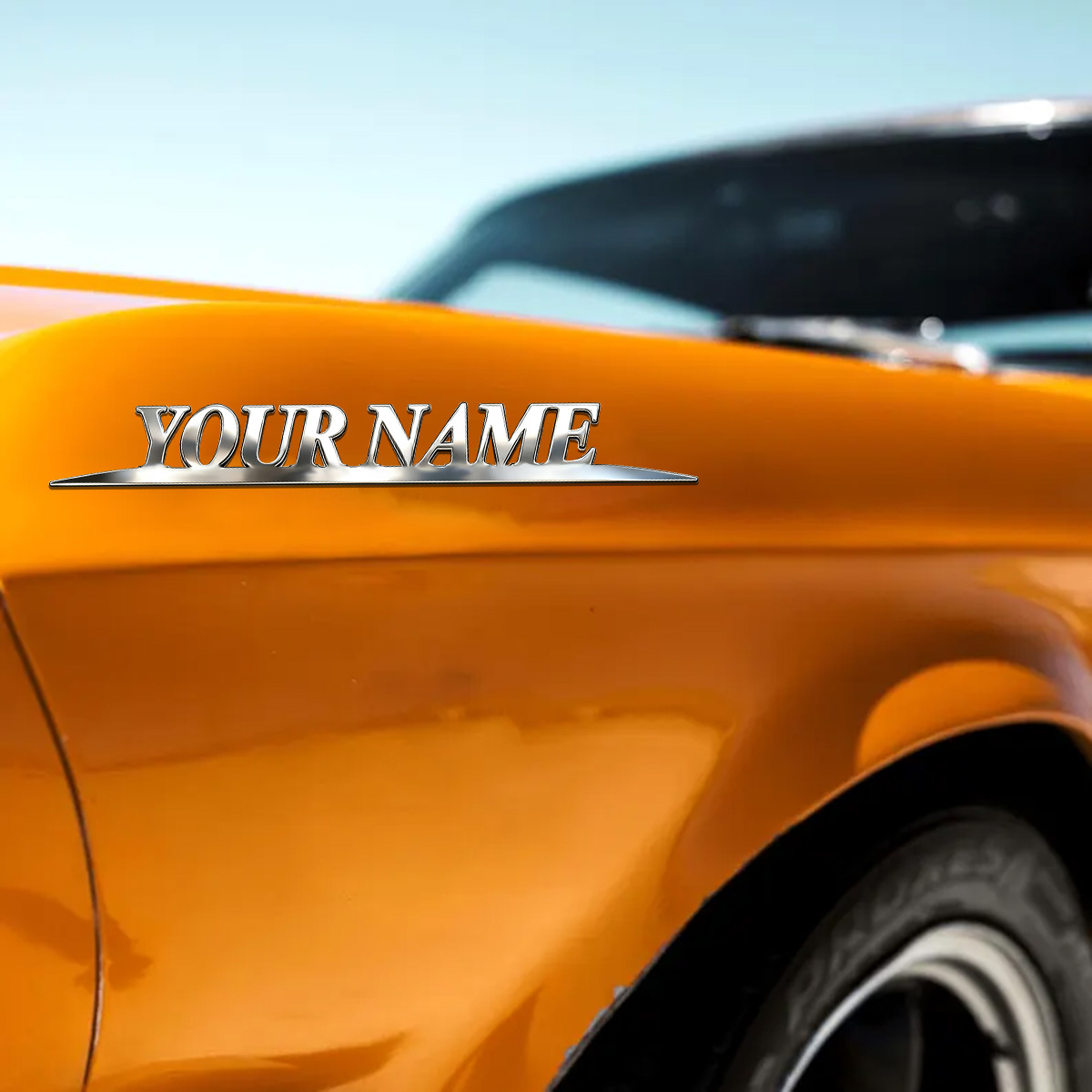 Metal Trendy YOUR NAME Sticker - School Supplies recension och pris