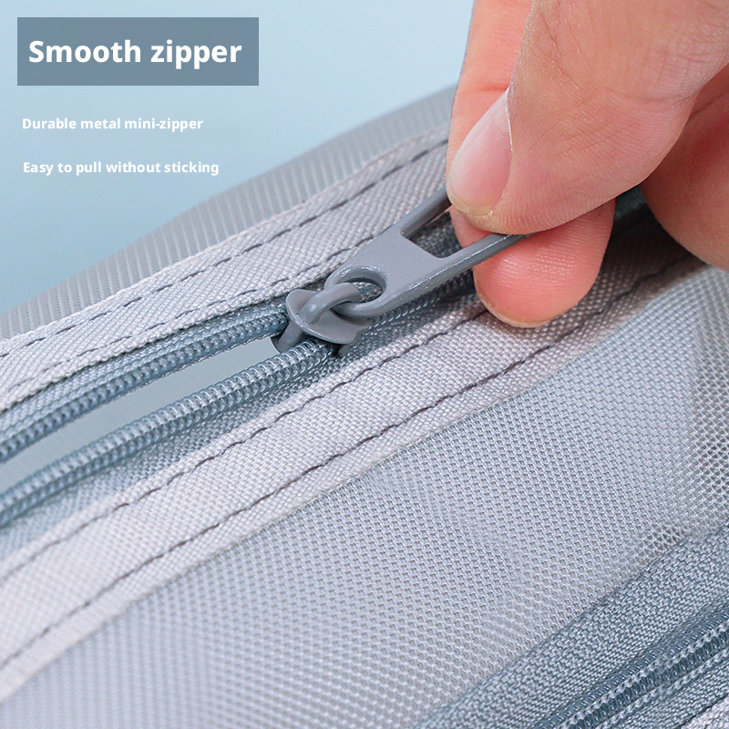 Double Layer Transparent Mesh  - Clear Mesh Pencil Pouch For Exam recension och pris
