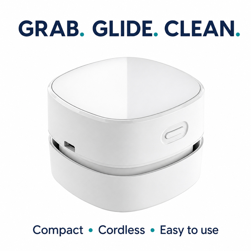 Portable Desktop Vacuum Cleane - Mini Desktop Vacuum Cleaner For Eraser Dust recension och pris