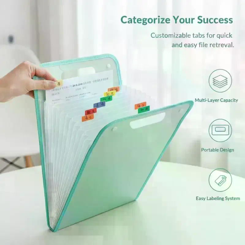13 Pockets Expanding File Fold - Expandable Accordion File Folder 13 Pockets recension och pris