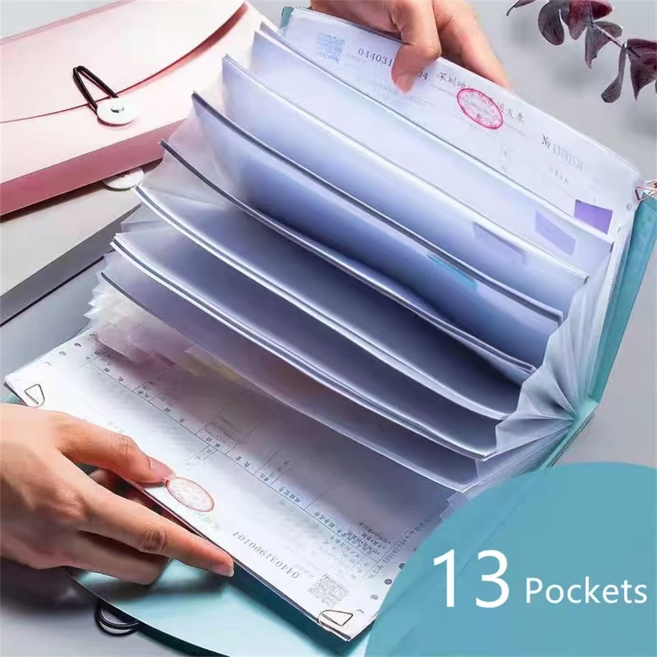 Expanding File Organizer with  - Expandable Accordion File Folder 13 Pockets recension och pris